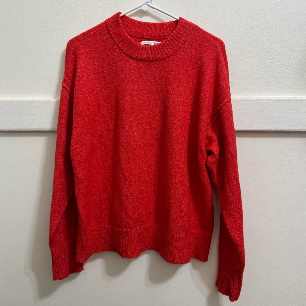 American Eagle Outfitters (AEO) Cozy Red Sweater (S)